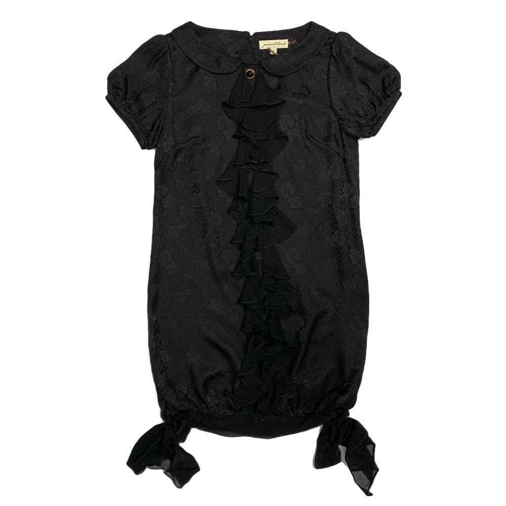 Jovovich-Hawk Monita Ruffle Silk Dress